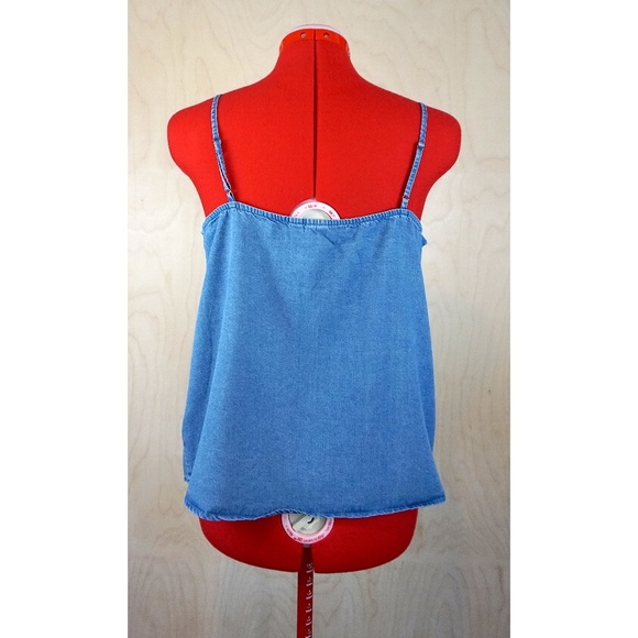 GAP Chambray (TENCEL) Button-Front Cami - Picture 3 of 7